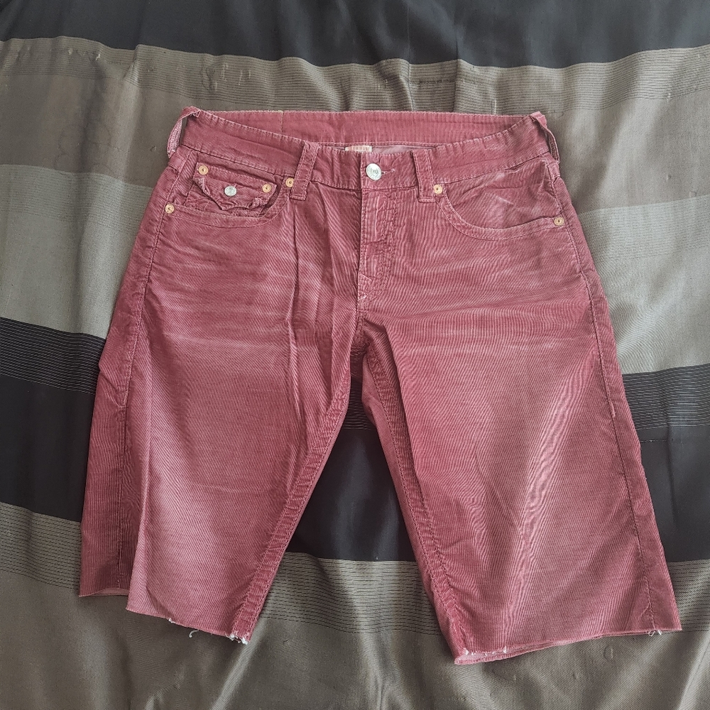 True Religion Ricky Cords Shorts